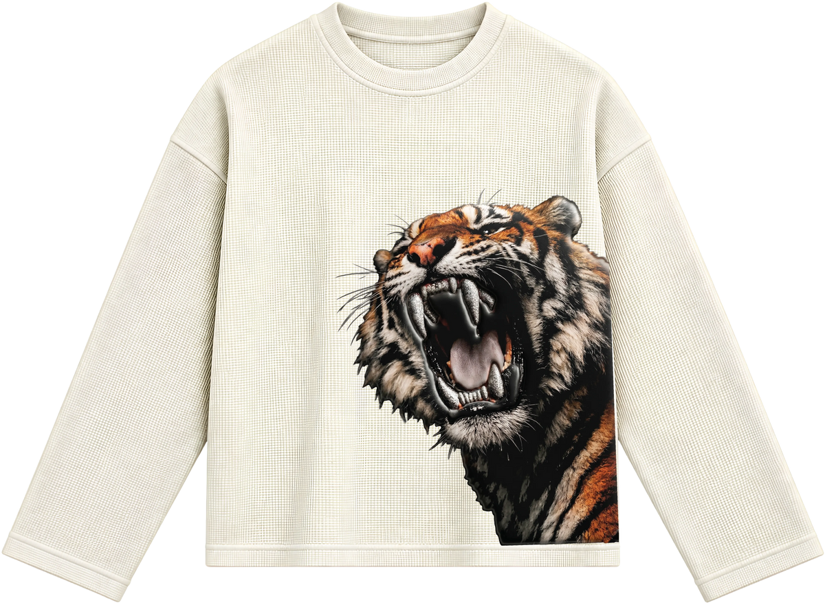 Tiger Roar Waffle tee