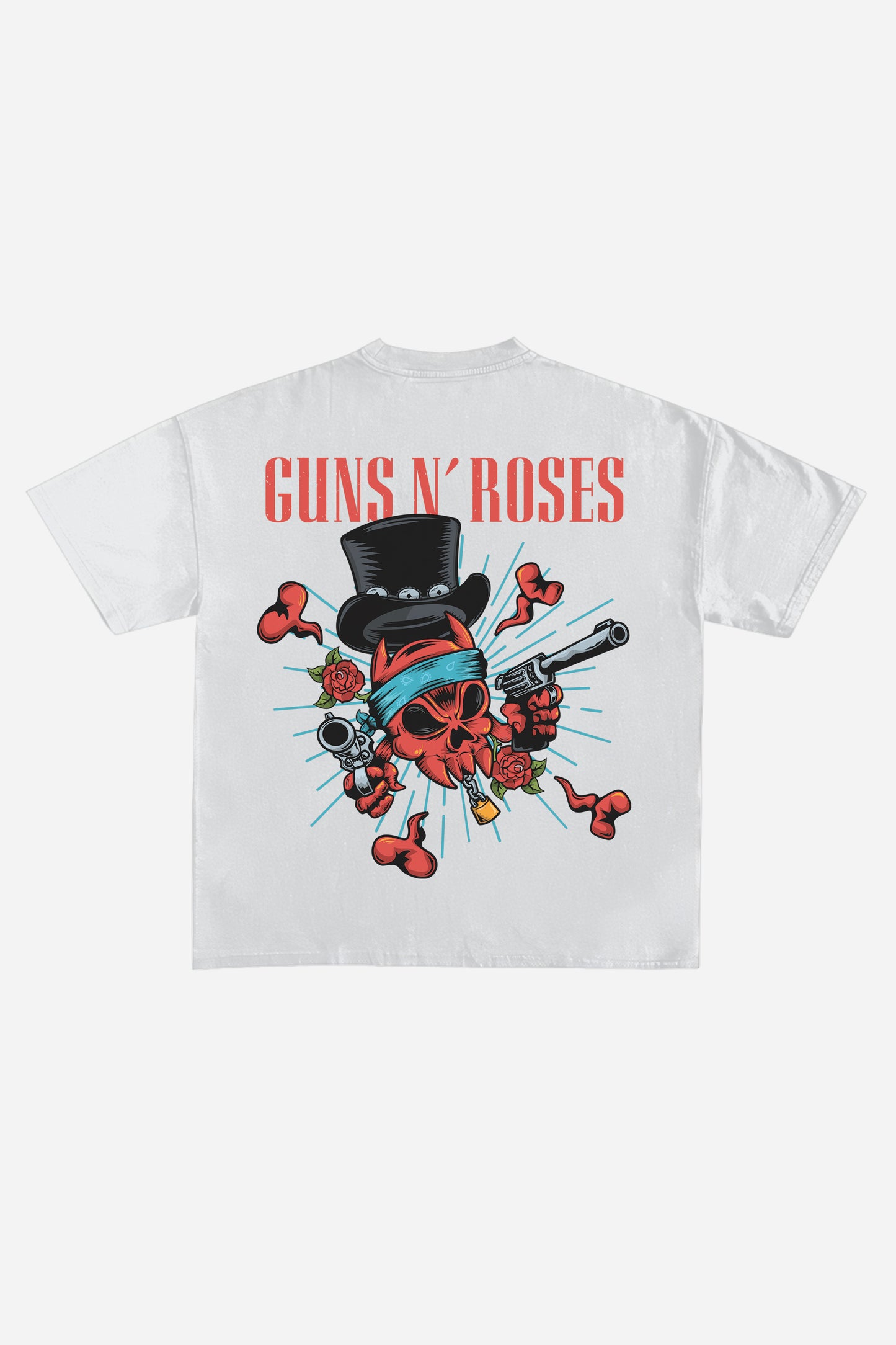 Guns N Roses Designed Oversized T-shirt