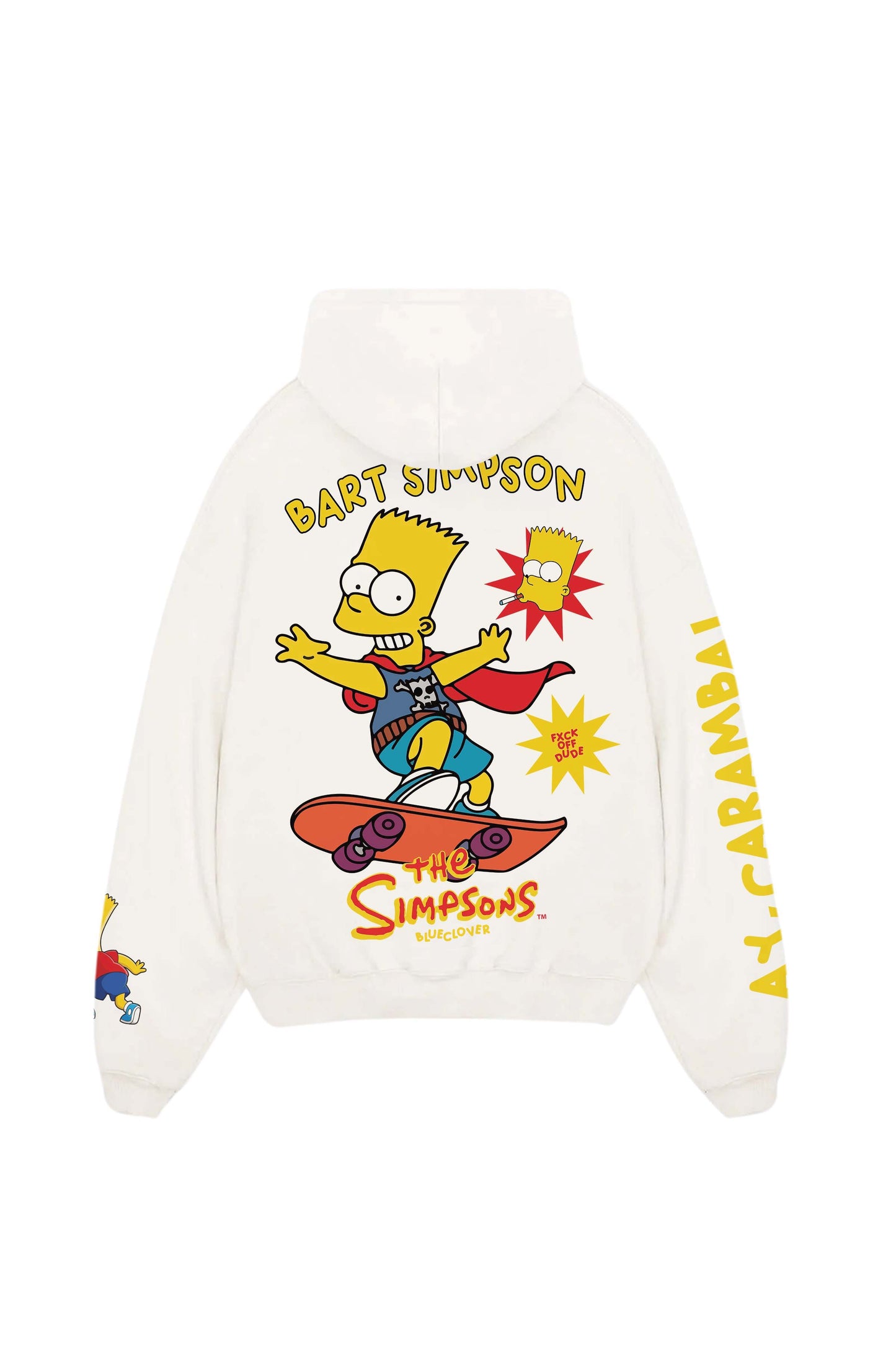 Simpsons Designed Oversized Hoodie