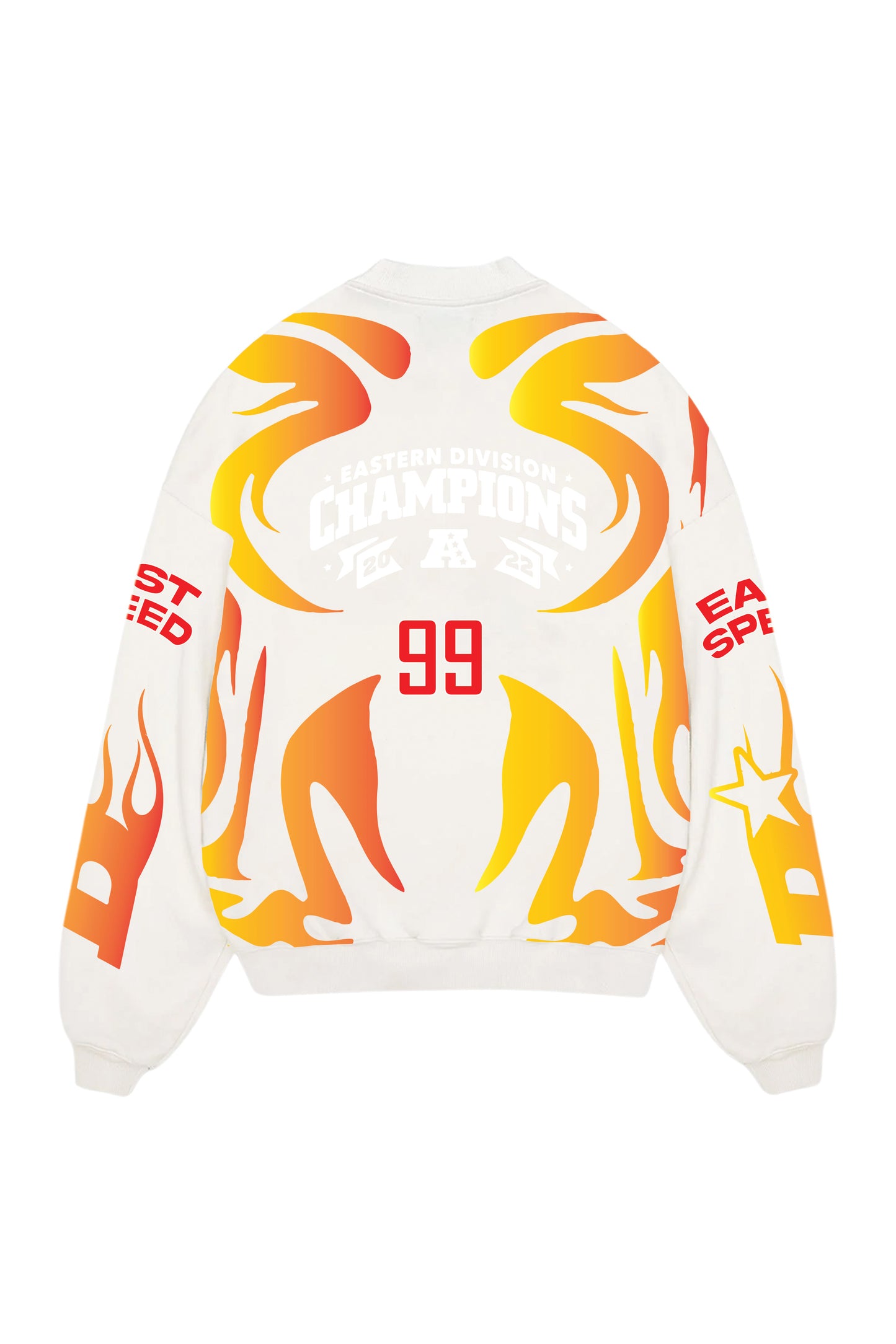 East Speed Designed Oversized Sweatshirt