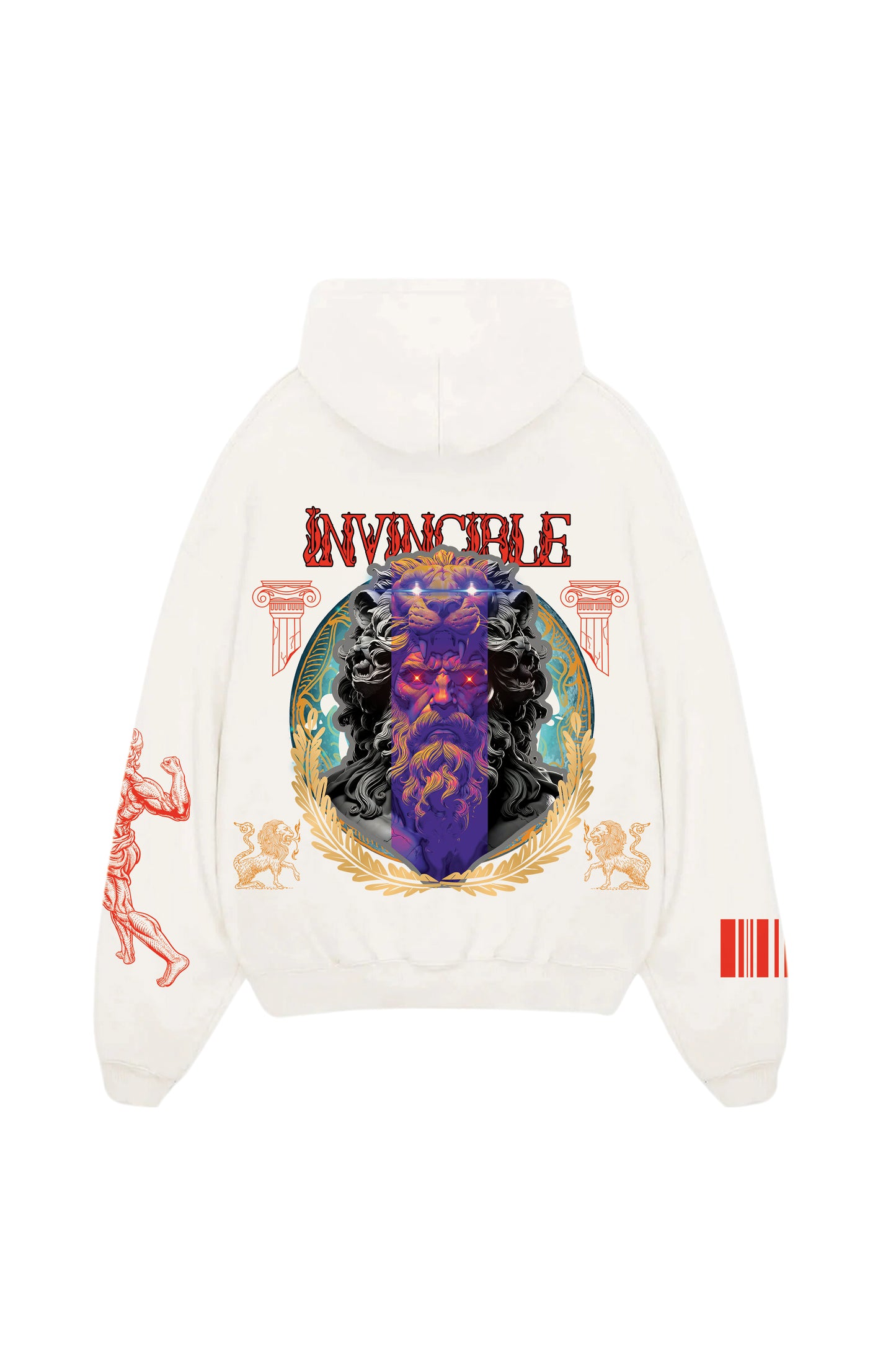 Invincible Designed Oversized Hoodie