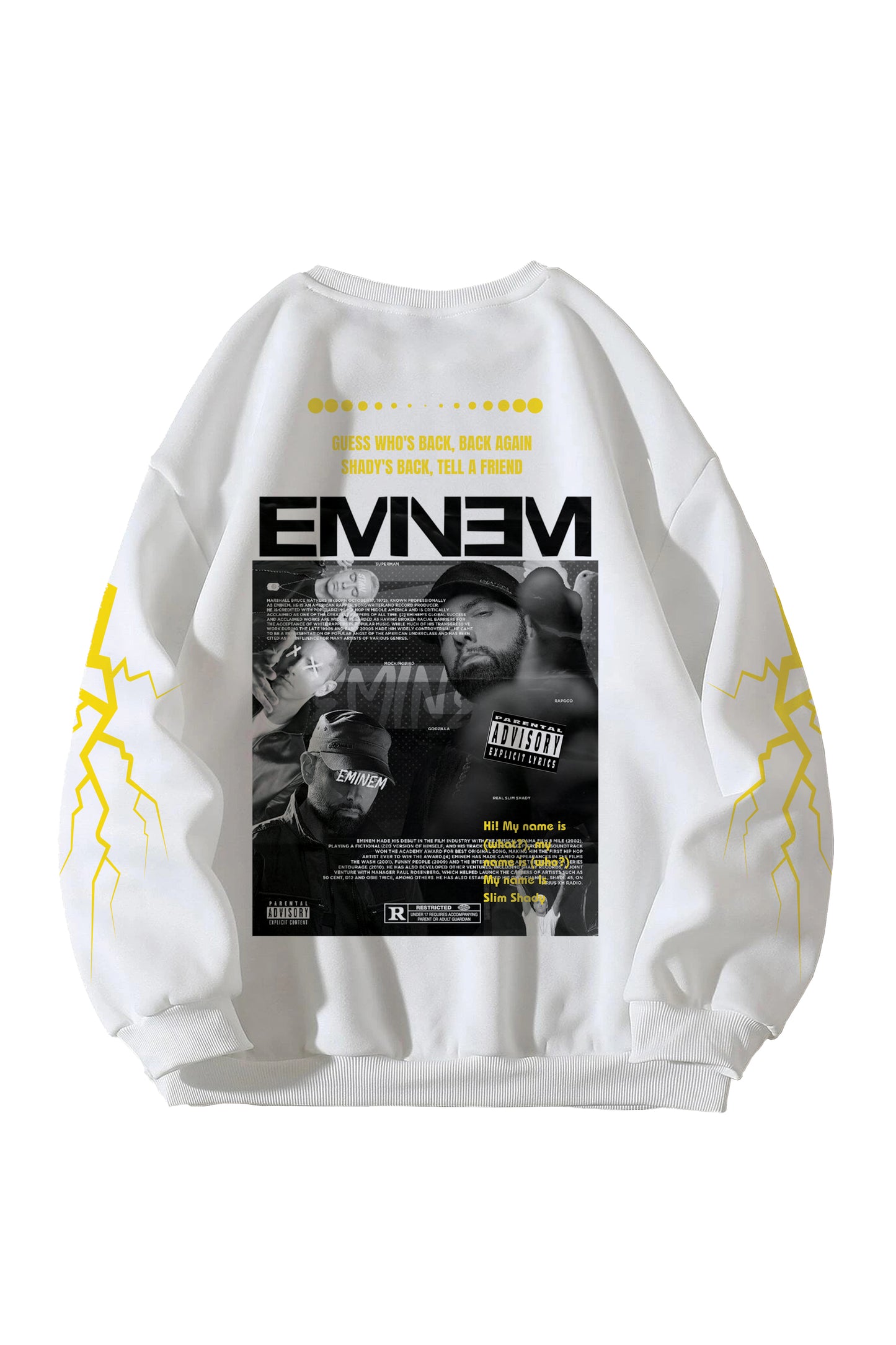 Eminem Designed Oversized Sweatshirt