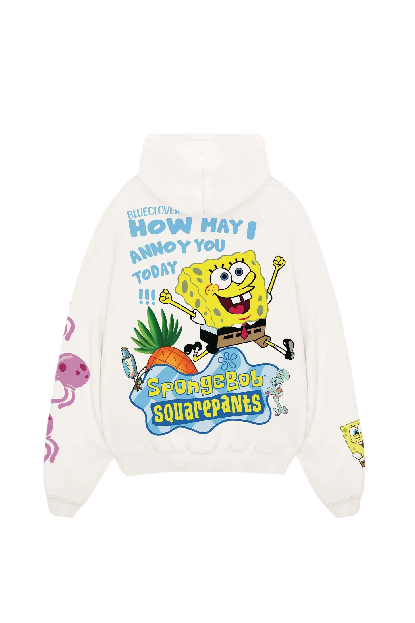 SpongeBob Designed Oversized Hoodie