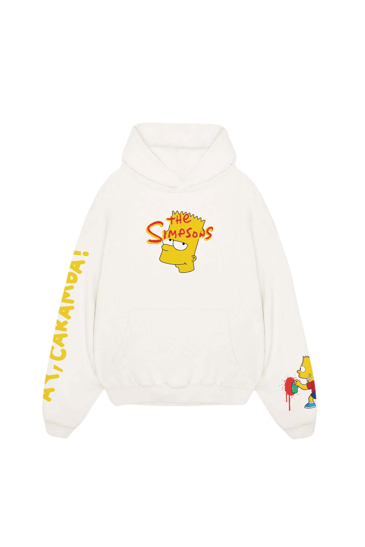 Simpsons Designed Oversized Hoodie