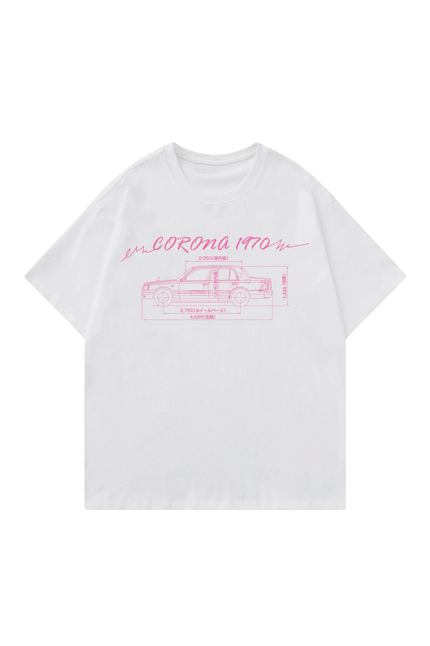 Toyota Corona Designed Oversized T-shirt