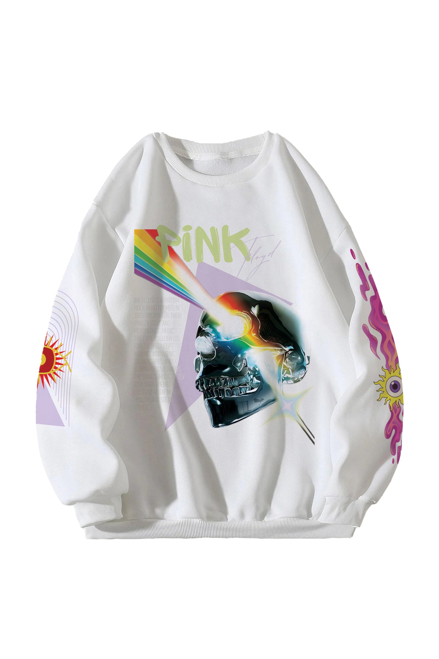 Pink Floyd Designed Oversized Sweatshirt