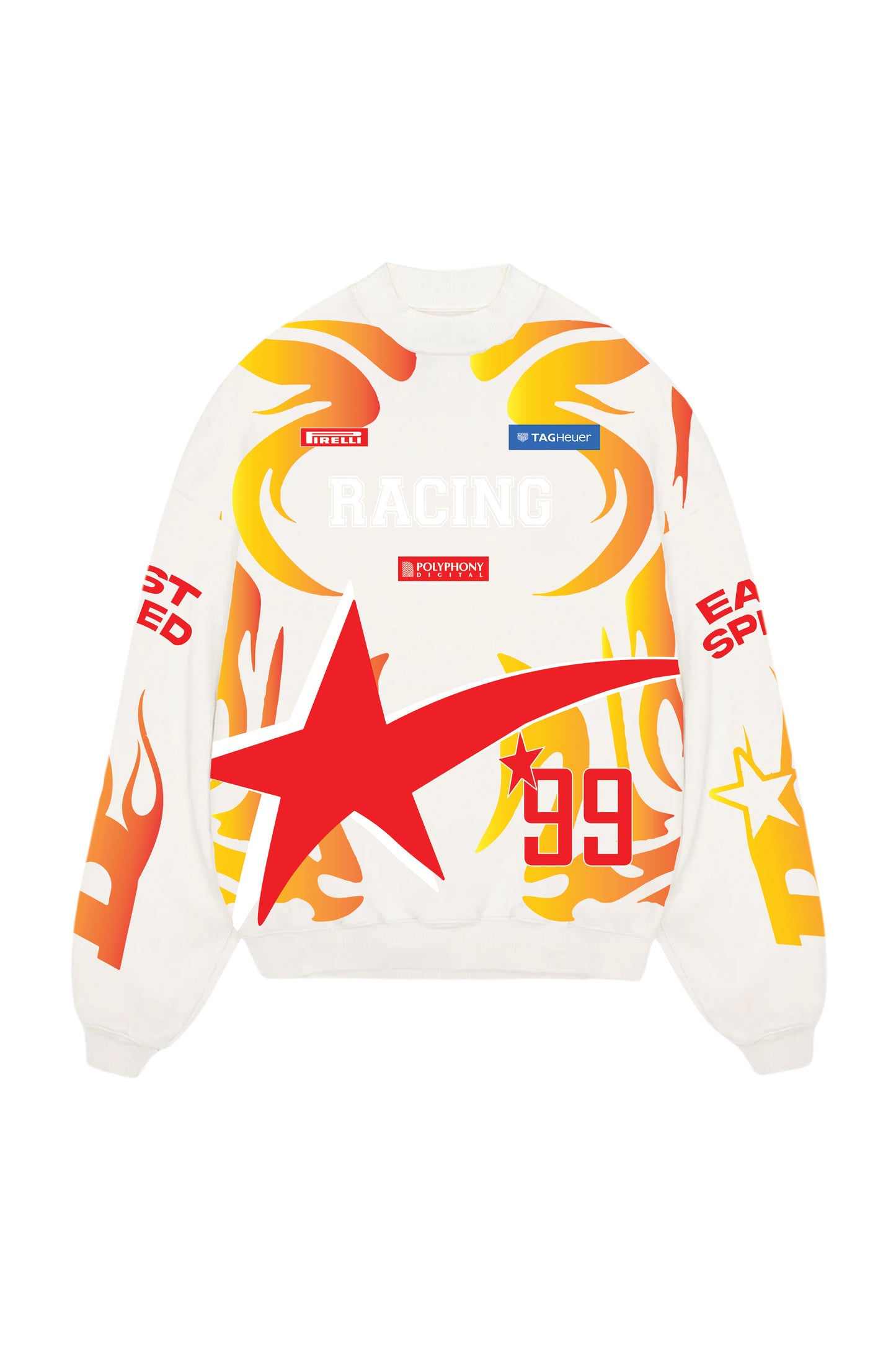 East Speed Designed Oversized Sweatshirt