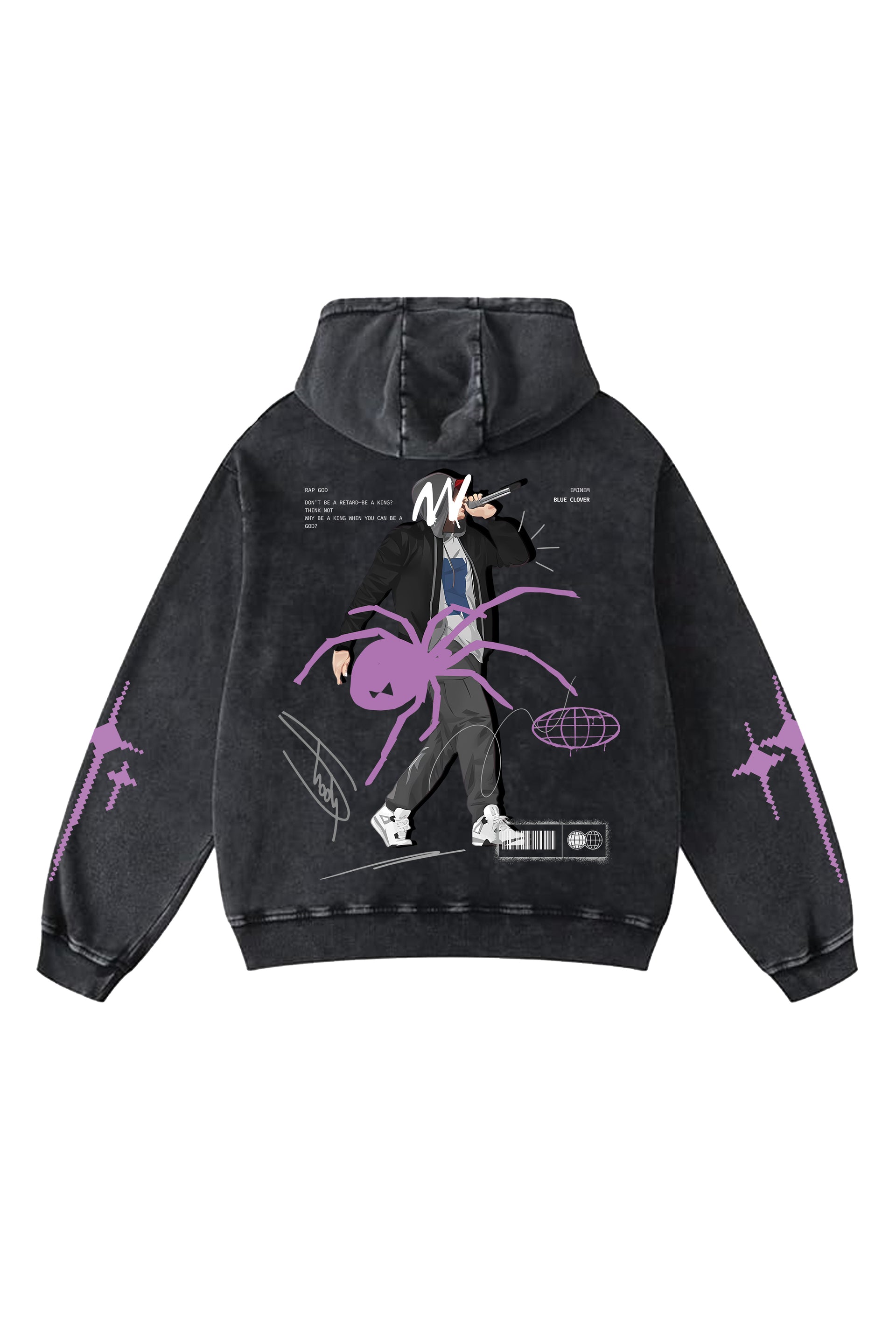 Oversized Hoodie Vetements Inside Out Sweatshirt Metallica