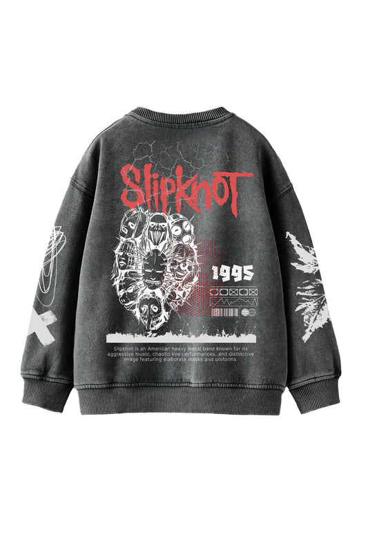 Slipknot Designed Oversized Sweatshirt