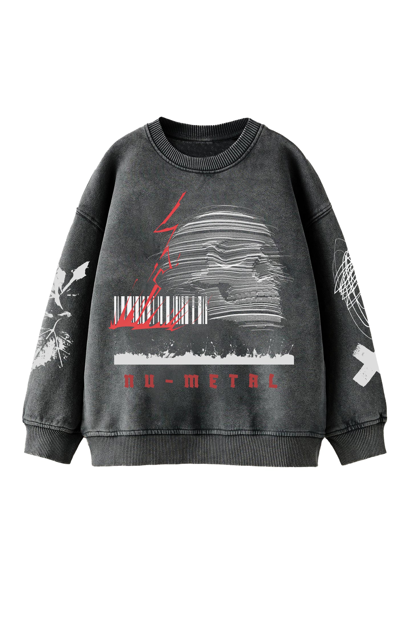 Slipknot Designed Oversized Sweatshirt