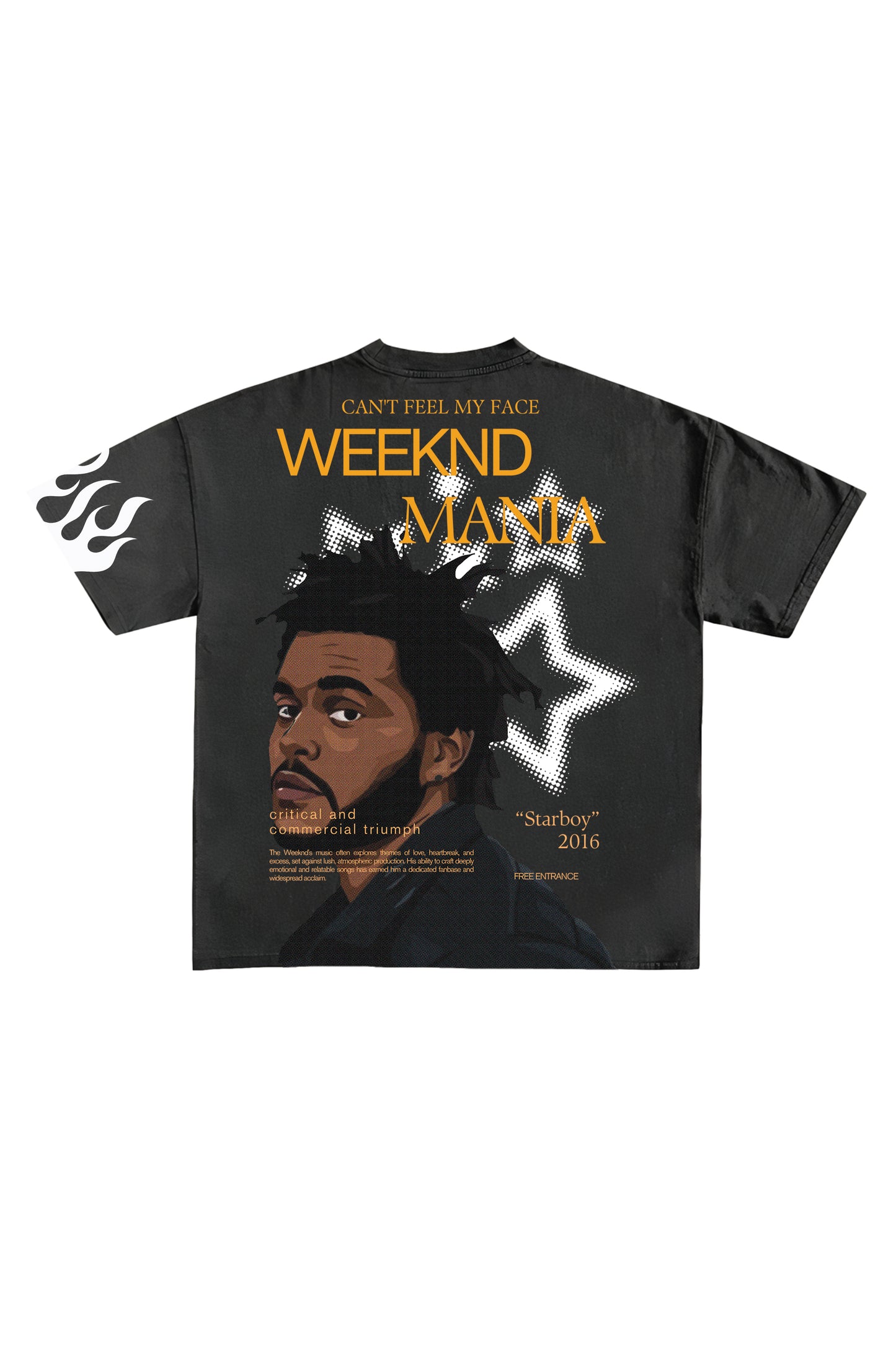 The Weekend Mania Designed Oversized T-shirt