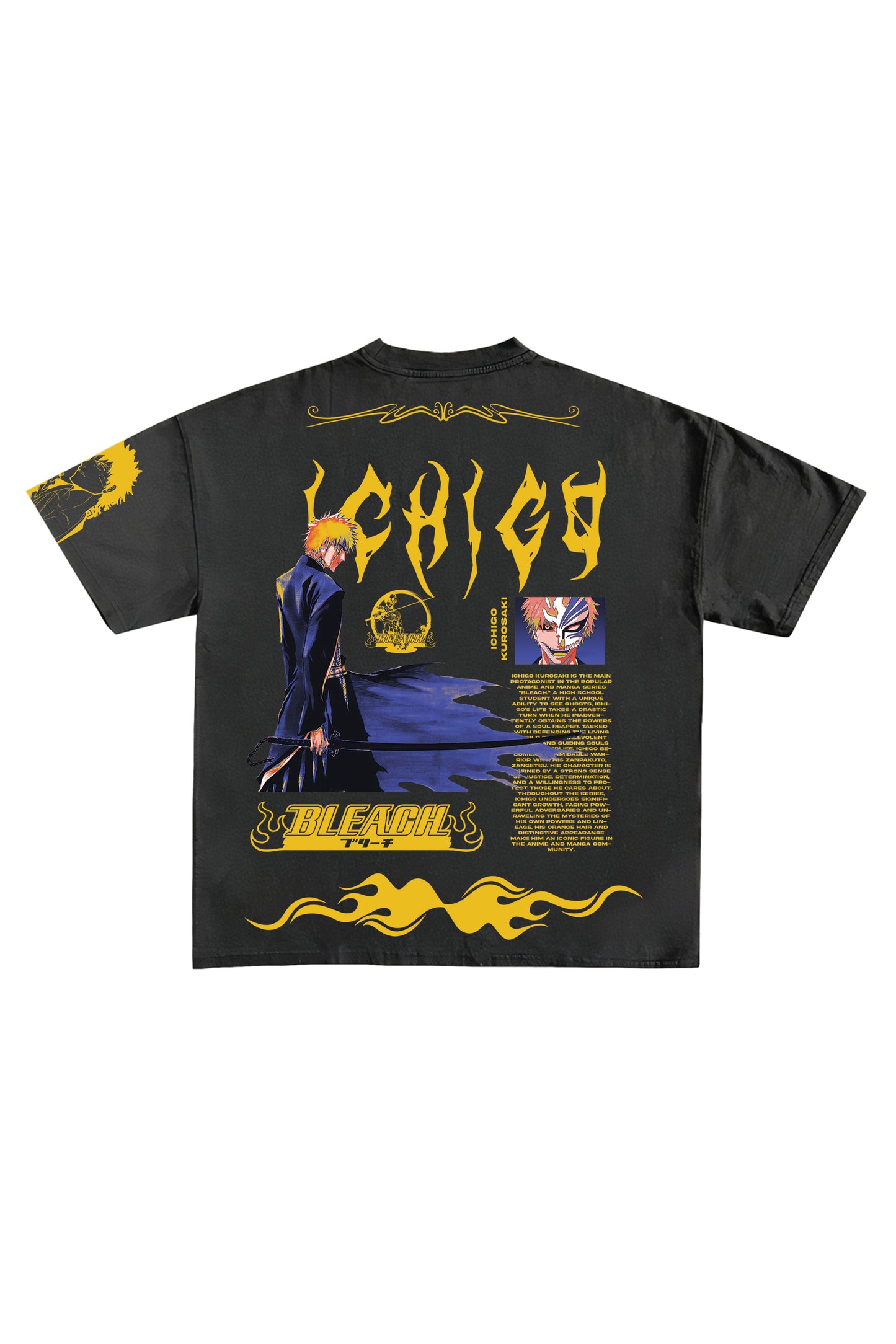 Ichigo Bleach Designed Oversized T-shirt