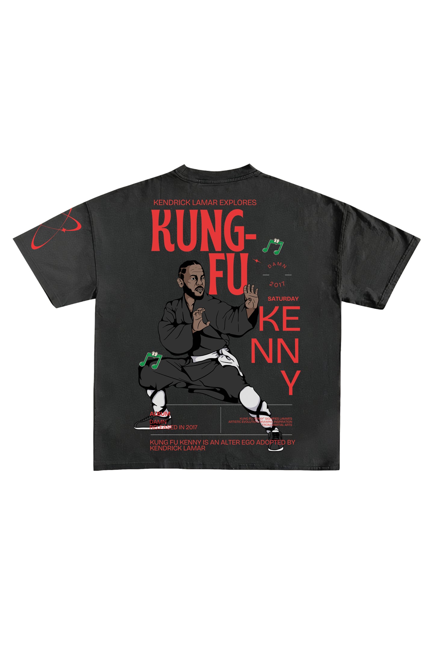 Kung-fu Kenny Designed Oversized T-shirt