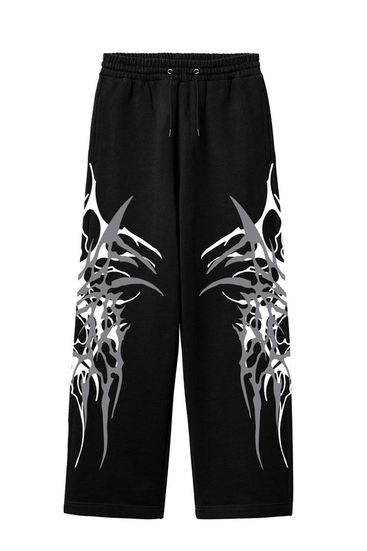 Faded Voices Designed Oversized Pant