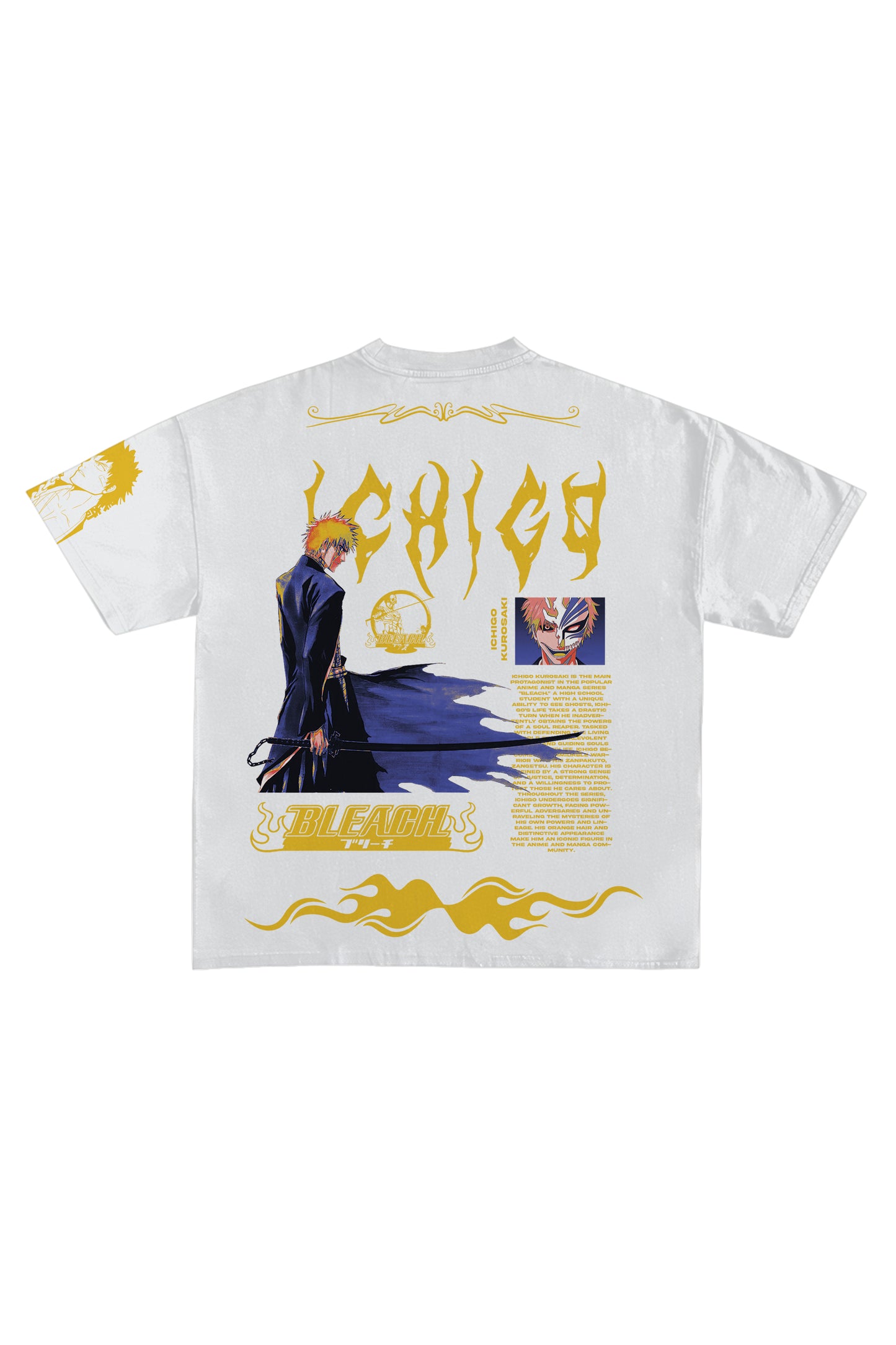 Ichigo Bleach Designed Oversized T-shirt